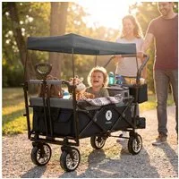 miweba Bollerwagen faltbar Transportkarre Handwagen Bollerwagen MB-20 (Bollerwagen klappbar, Kinderwagen, Handwagen, Transportwagen, 1-tlg., faltbarer Bollerwagen, Bollerwagen für Kinder), faltbarer Bollerwagen, Handwagen, Transportwagen