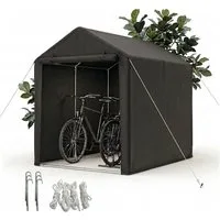 relaxdays Fahrradbox Mobile Fahrradgarage für 2 Fahrräder