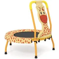 COSTWAY Kindertrampolin, Ø 71 cm, (1 tlg), Trampoin, mit Griff & Randabdeckung