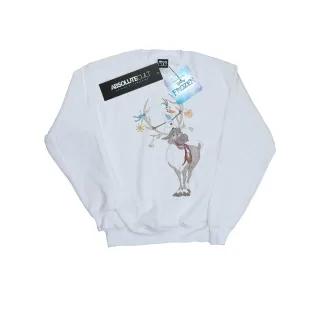 Disney - "Frozen Sven And Olaf Christmas Ornaments" Sweatshirt für Damen (Weiß)