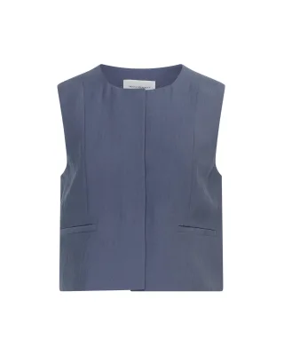 msch copenhagen - MSCHFrode Waistcoat Vintage Indigo - Gr. - XS
