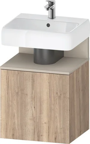 Duravit Qatego Waschtischunterbau wandhängend Eiche Marmoriert Matt 490x420x645 mm - QA4077L83550000 QA4077L83550000