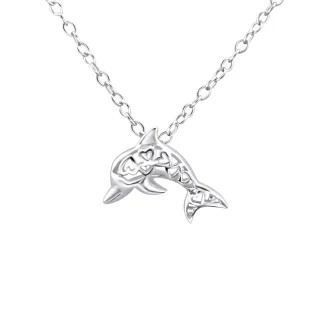 Delfin Halskette aus 925 Silber