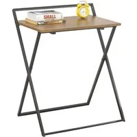 SoBuy Klapptisch FWT88, Kleiner Schreibtisch klappbar Computertisch Arbeitstisch Beistelltisch