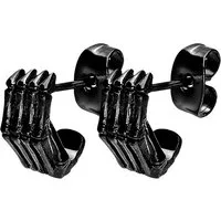FILANGO Paar Ohrstecker Chirurgenstahl Ohrstecker SKELETT HAND (Ohrstecker, 1-tlg)