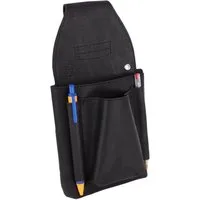 MIRROSI Kellnerbörse Haltertasche, Kassierhalfter, Kellnerholste aus Echtleder, Schwarz
