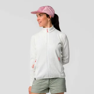 SALEWA - Puez Waffle Hybrid Polarlite Jacke Damen - Weiss (Gr.42)