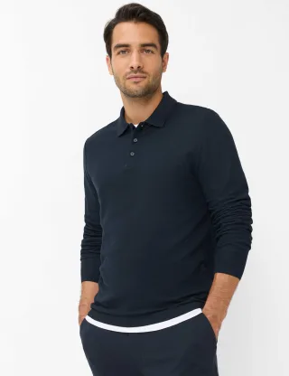 Brax Herren Polo Style PRINCETON navy, dunkelblau, Gr. XS