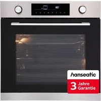 Hanseatic Einbaubackofen HBO7212A1, Aqua-Reinigungsfunktion, inkl. 3 Jahre Herstellergarantie