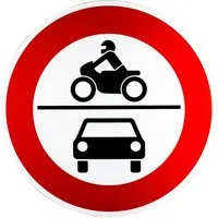 BauSupermarkt24 Verkehrsschild Verkehrszeichen Nr 260 RA1 60 cm Verbot für alle Kraftfahrzeuge 600mm
