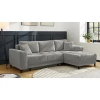 Jockenhöfer Gruppe Ecksofa Beverly L-Form, B: 251 cm, mit Bettfunktion, Bettkasten & Zierkissen