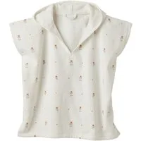 vertbaudet Badeponcho Baby Badeponcho GIVERNY mit Recycling-Baumwolle, Recycelte Baumwolle