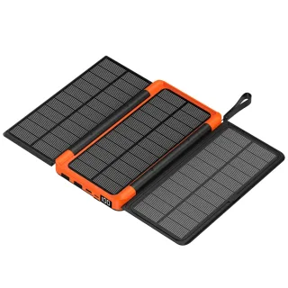 Gaiaray Solar Power Bank 10000mAh 20000mAh Portable Foldable Power Bank External Battery Solar Panel Emergency Charge LD