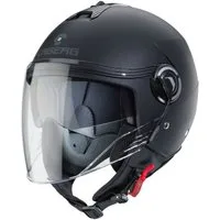 Caberg Motorradhelm Caberg Riviera V4 X matt-schwarz (1er Set), jethelm für motorrad