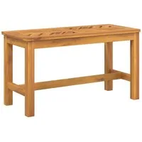 vidaXL Gartenbank Gartenbank 80 cm Massivholz (1-St)