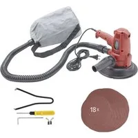 Arebos Deckenschleifer 710W, mit Absaugung, 18x Schleifpapier, max. 1500,00 U/min, (Set)