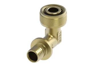 Tece flex Schnelladapter Winkel 90 Grad, Dim. 16 x 1/2", Siliziumbronze, 708631 708631