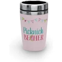 La Vida Thermobecher Tee, Kaffeebecher,"Picknick Becher" To Go, La Vida Zeit für dich