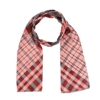 Halsüberkopf Accessoires - 160x35 Schal Karo rot - Gr. - OS