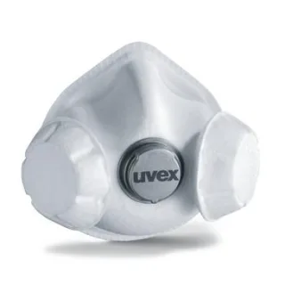 uvex silv-Air exxcel 7233 Atemschutzmaske FFP2  weiß one size - 8707233