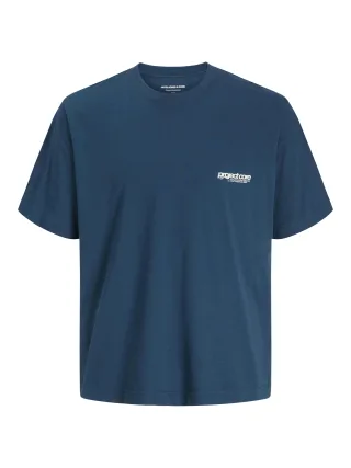 JACK&JONES - JCOUNION BACK PRINT TEE SS CREW NOOS titan - Gr. - XL