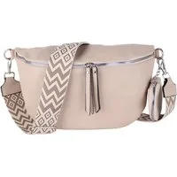 MIRROSI Bauchtasche Damen Taschen, Umhängetasche, Brusttasche, 33x20x10cm oder 24x14x7cm (Schultertasche aus Veganleder für jeden Anlass), Crossbody Bag, Bohemian gemusterten & verstellbaren Schulterriemen