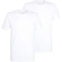 bugatti T-Shirt Bari (2er Pack) Rundhalsausschnitt, Kurzarm, basic, Baumwolle, weich, bequem