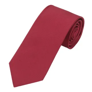 seidenfalter - Krawatte Uni 7,0-7,5cm bordo