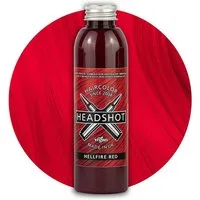 Haartönung Headshot Haartönung vegane Haarfarbe Hellfire Red (150 ml), Packung, Chemikalien