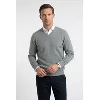 OLYMP V-Ausschnitt-Pullover OLYMP Strick Casual klassischer Strickpullover
