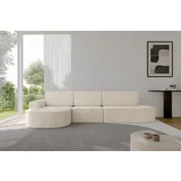 ALTDECOR Ecksofa MARI L2-S, Couch mit Schlaffunktion, Wohnzimmer - Ecksofa, Corner Sofa Bett Eckcouch Couch L-Form Schlafcouch Ausziehbar