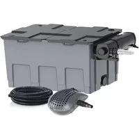Heissner Teichfilter Heissner Mehrkammerfilter Set 24000 Liter inkl. 24 (Komplett-Set, 1 St)