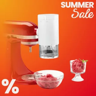 KitchenAid Shave Ice Vorsatz 5KSMSIA Zubehör für KitchenAid...