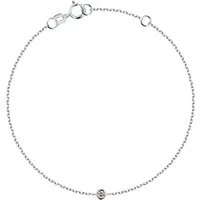 CHRIST Armband CHRIST Damen-Armband 750er Weißgold 1 Diamant