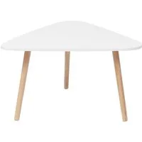 Happy Home Couchtisch Einfach Mini Sofa Beistelltisch Set Couchtisch aus Holz weiß