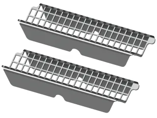 Tece drainprofile Haarsieb, Edelstahl , 674002 674002