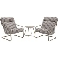 casa NOVA Gartenlounge-Set casa NOVA Lounge-Set OSLO beige Gartenset Loungemöbel Gartenmöbel