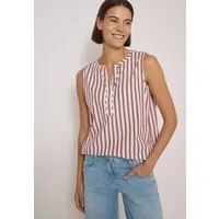 CECIL Blusentop mit gestreiftem Seersucker-Look