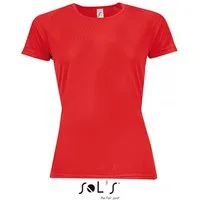 SOLS Trainingsshirt Damen Raglan Sport T-Shirt + Längerer Rücken
