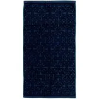 PiP Studio Duschtuch PIP Studio Duschtuch Tile de Pip Dark Blue 70x140 cm Jacquard Frottee, Frottee (1-St), für Sommer und Winter
