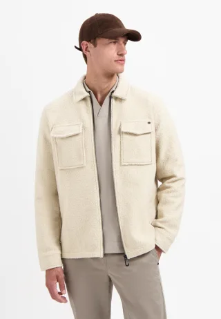 No Excess - Overshirt Zipper Wool look - Gr. - XL