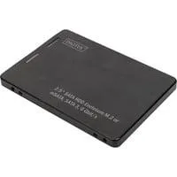 DA-71118 2,5" Festplatten- Einbaurahmen, Laufwerksgehäuse schwarz, für M.2 oder mSATA