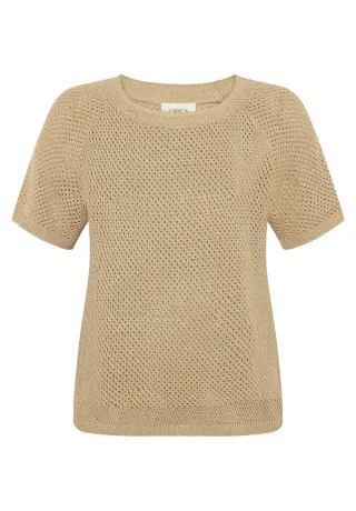 CARTOON - Strickpullover Beige/Gold - Gr. - 36