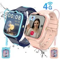 blackview 2026 Neue 4G im 2er-Set mit GPS und Telefonfunktion Kinderuhr Smartwatch, 1,75", GPS+LES+WiFi, 4G-LTE, IP68, SOS, 800mAh, Knips-Freunde​