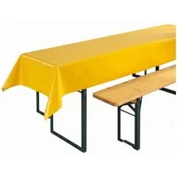 Beautex Tischdecke, Partytischdecke, für Biertischgarnituren, 100x250cm, viele Farben (1-tlg), wasserabweisend, abwaschbar, lebensmittelecht, strapazierfähig