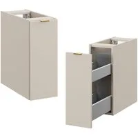 Lomadox Unterschrank DURANGO-56 20 cm breit, 1 Auszug, kaschmir