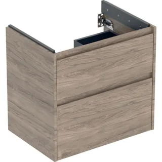 Geberit Renova Plan Unterschrank für Waschtisch, mit zwei Schubladen: 64.4x60.6x44.6cm, 504028JR1 504028JR1