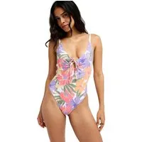 Roxy Badeanzug Hazey Hibiscus One-Piece