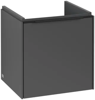 Villeroy & Boch Subway 3.0 Waschbeckenunterschrank, 1 Tür, 423 x 432 x 361,5 mm, Graphite / Graphite C58101VR