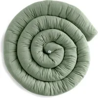 lilimaus Nestchenschlange Bettschlange für Babybett aus Musselin - 200, 300 & 400 cm, (1-tlg), Randschutz & Kuschelrolle mit Befestigungs-Schlaufen - Ø ca. 10-12 cm